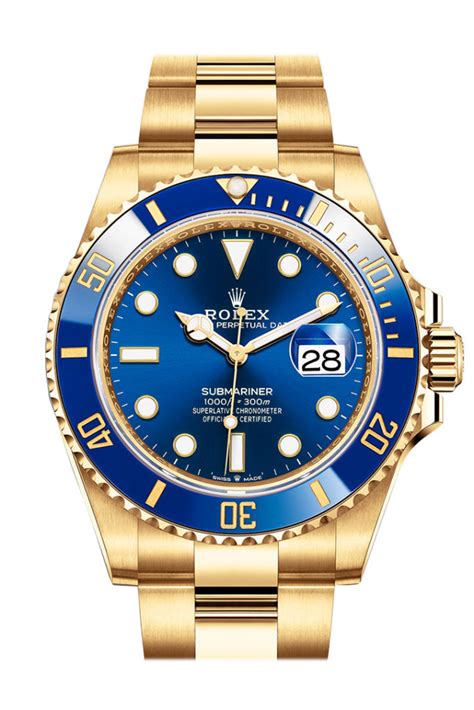 gold blue rolex|gold Rolex blue bezel.